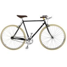 Venta caliente 700c neumático de color crema de bicicleta de engranaje fijo